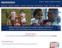 Tablet Screenshot of mymilitarysavings.com